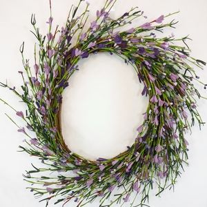 Purple Floral Wreath